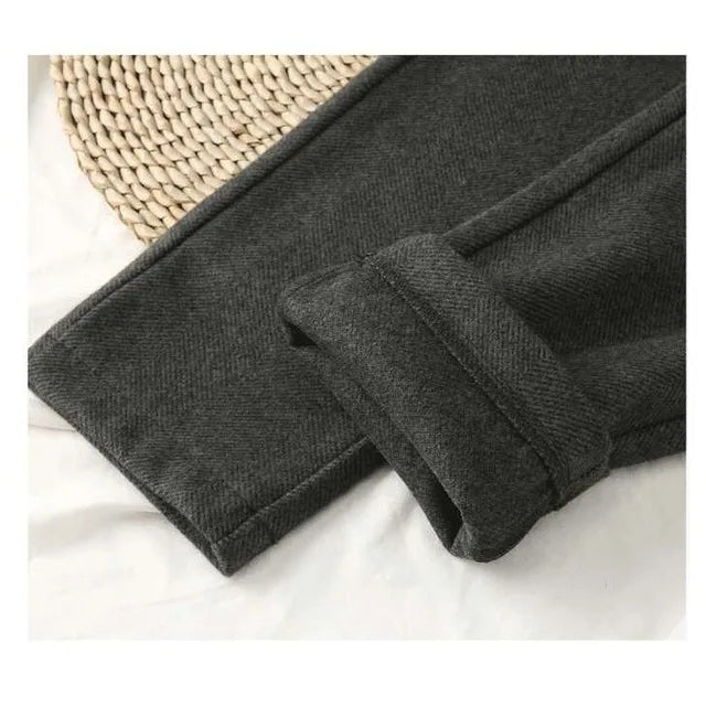 Herringbone Tapered Trousers