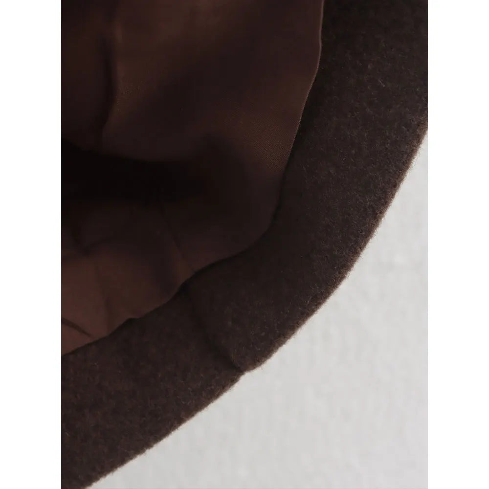 Long Notched-Collar Coat