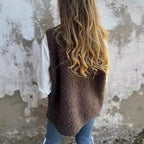 Button-Front Sherpa Vest