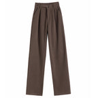 Pleated Wide-Leg Trousers