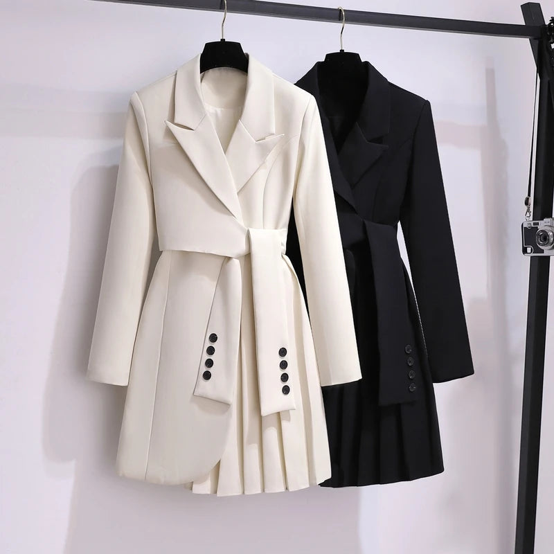 Belted Blazer Dress