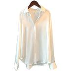 Relaxed Satin Shirt