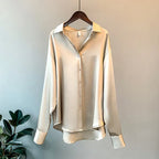 Relaxed Satin Shirt