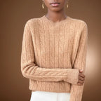 Merino Wool Cable-Knit Sweater