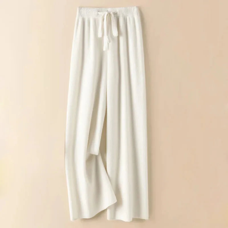 Soft Knit Wide-Leg Pants