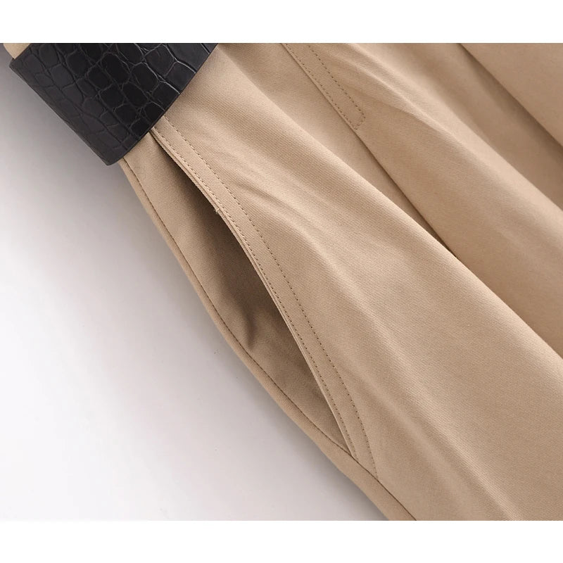 Belted Pleated Midi Dress