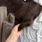 Brushed Knit Crew-Neck Sweater