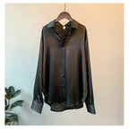 Relaxed Satin Shirt